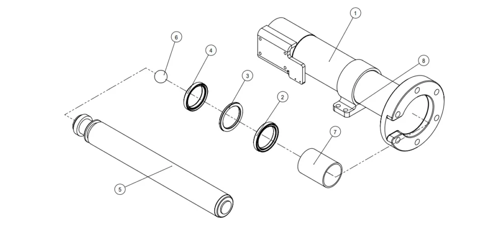 Lift Hydraulic Cylinder for Cart