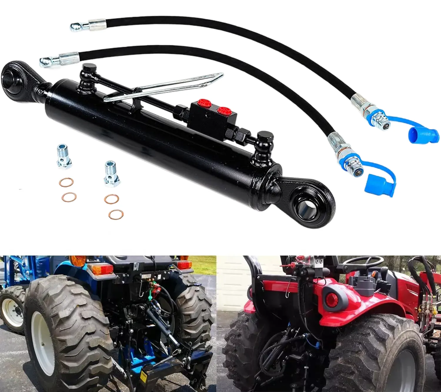 Hydraulic Toplink Top Link 26" Cat 2 for Ford John Deere Massey Ferguson Tractor