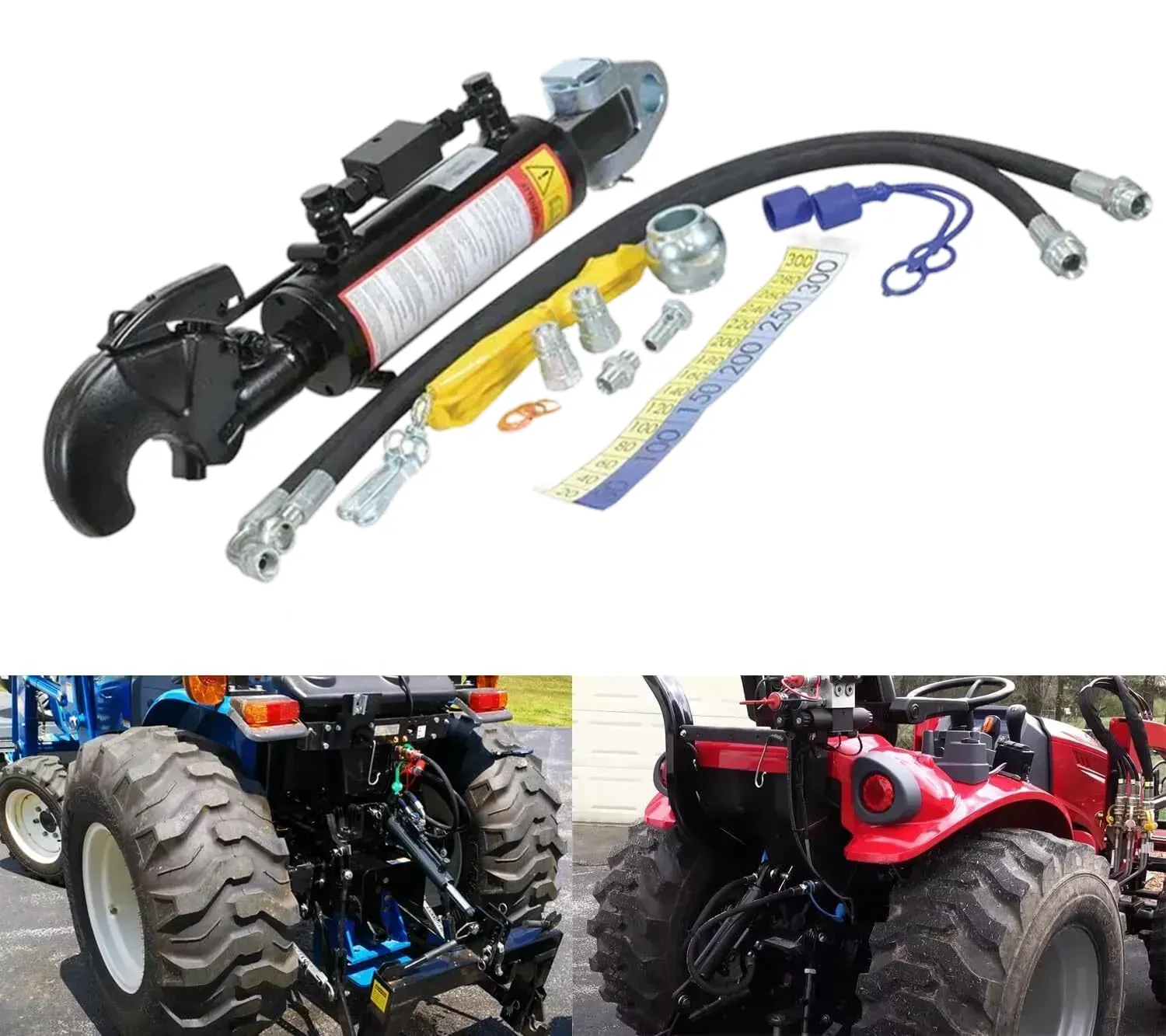 Cat 3 Hydraulic Top Link 680-865 Hook 28mm Knuckle for Ford New Holland Tractor