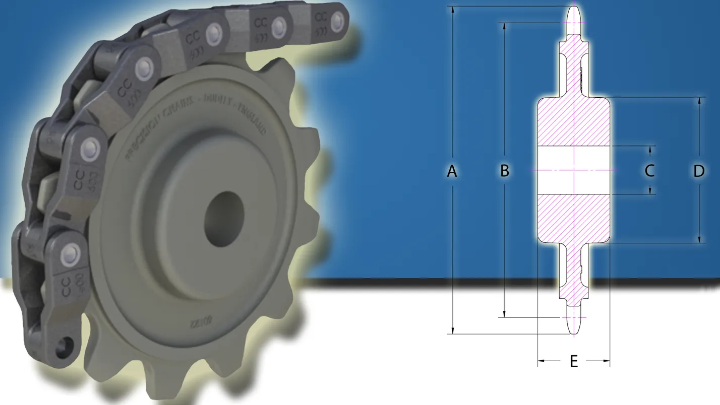 Cast Iron Chain CC600 Case Conveyor Chain