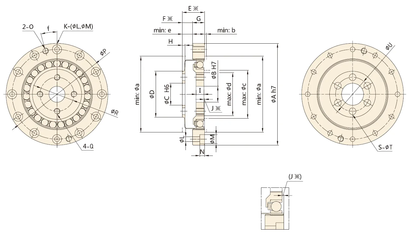 CD-A Series Harmonic Drive (Strain Wave Gear Reducer)