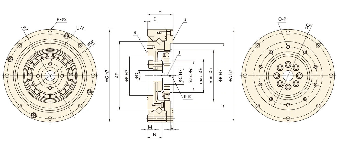 CD-U2 Series Harmonic Drive (Strain Wave Gear Reducer)