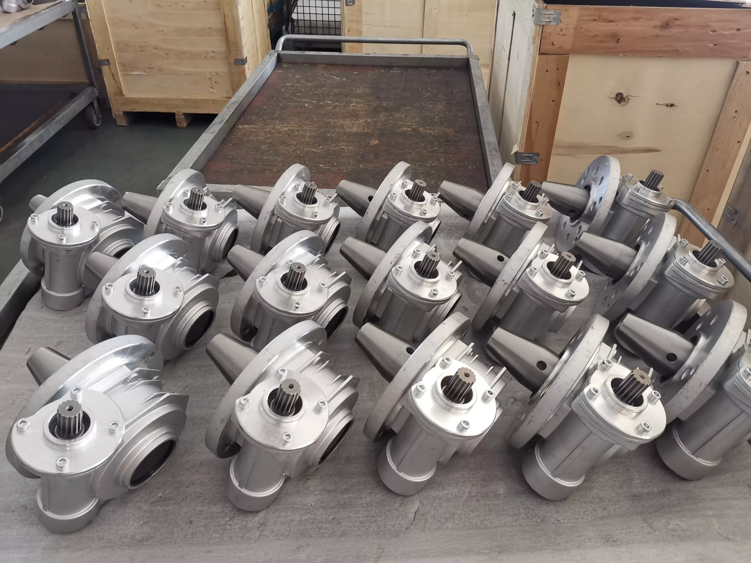 Concrete Mixing Gearbox Reducer For Cement Mixer With Bullet Head Shape Output