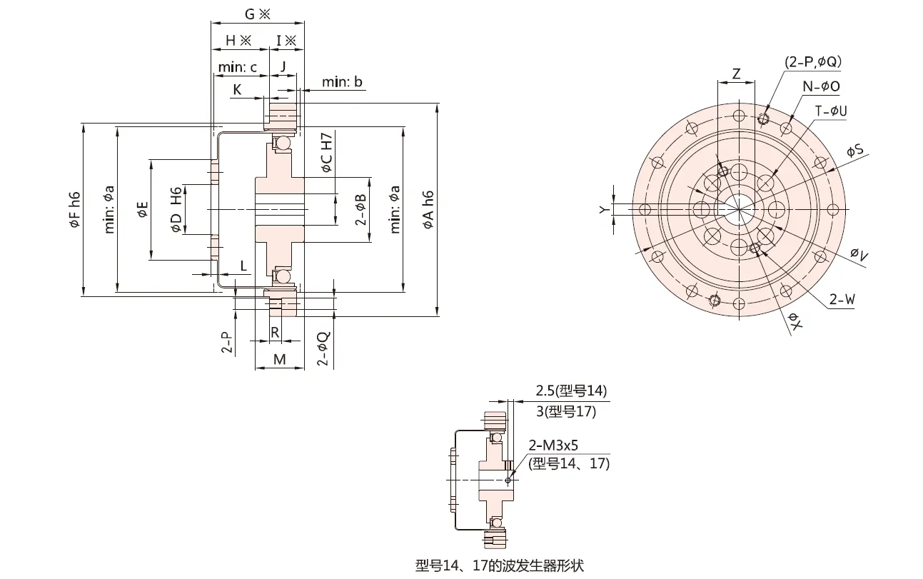 CF/CG-A Series Harmonic Drive (Strain Wave Gear Reducer)