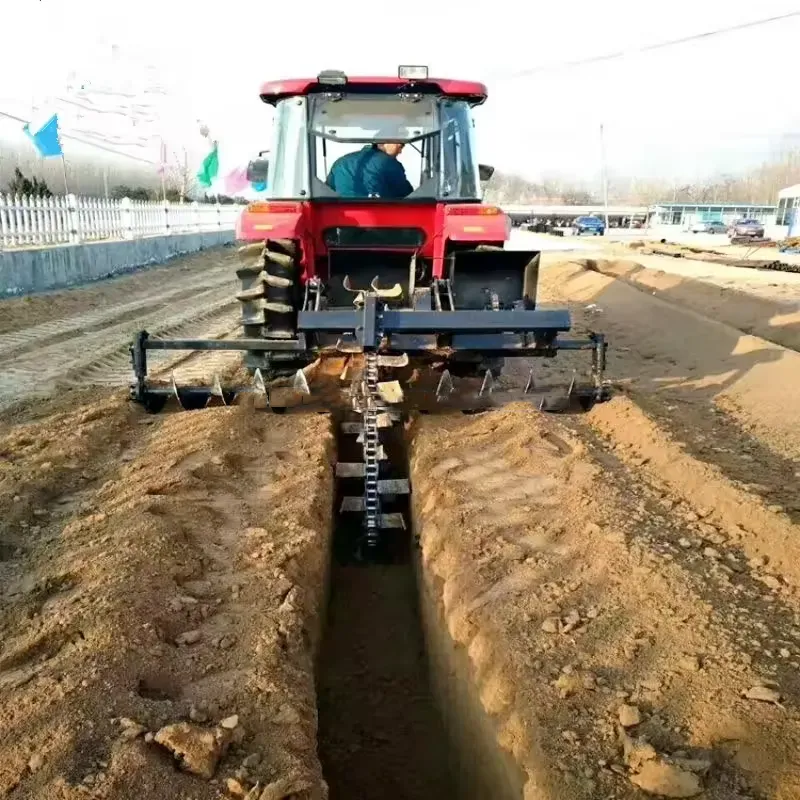 Farm Chain Trencher Customized Depth for Trenching Operations