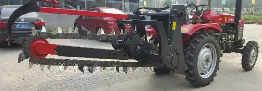 Tillage Ditch with Chain Trencher for Digging Ditch