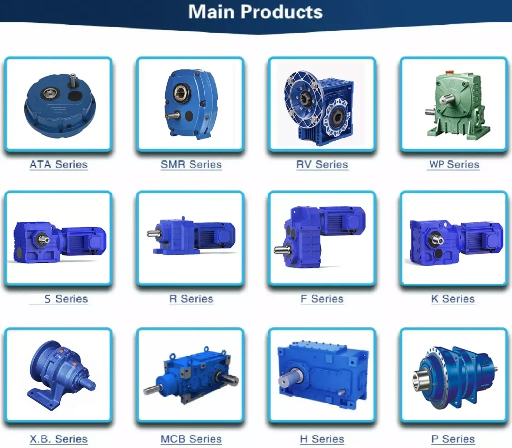 RDF-NRV-VS Dual Solid Shaft Input Worm Gearbox with Flange Output