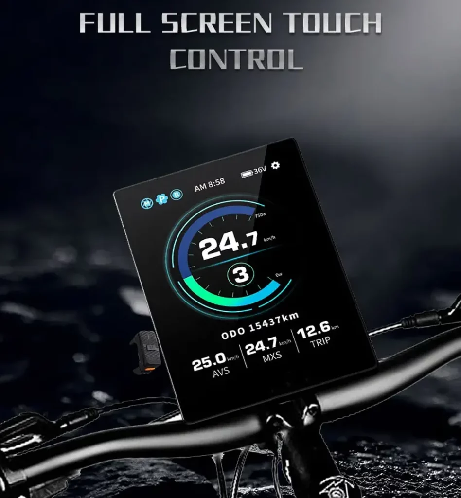 BTB140 Electric Bike Controller Big Screen Display Wireless Button