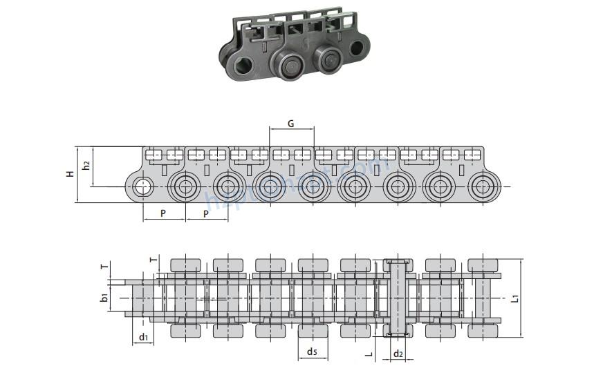 Conveyor Chains for Fibreboard Equipment P40