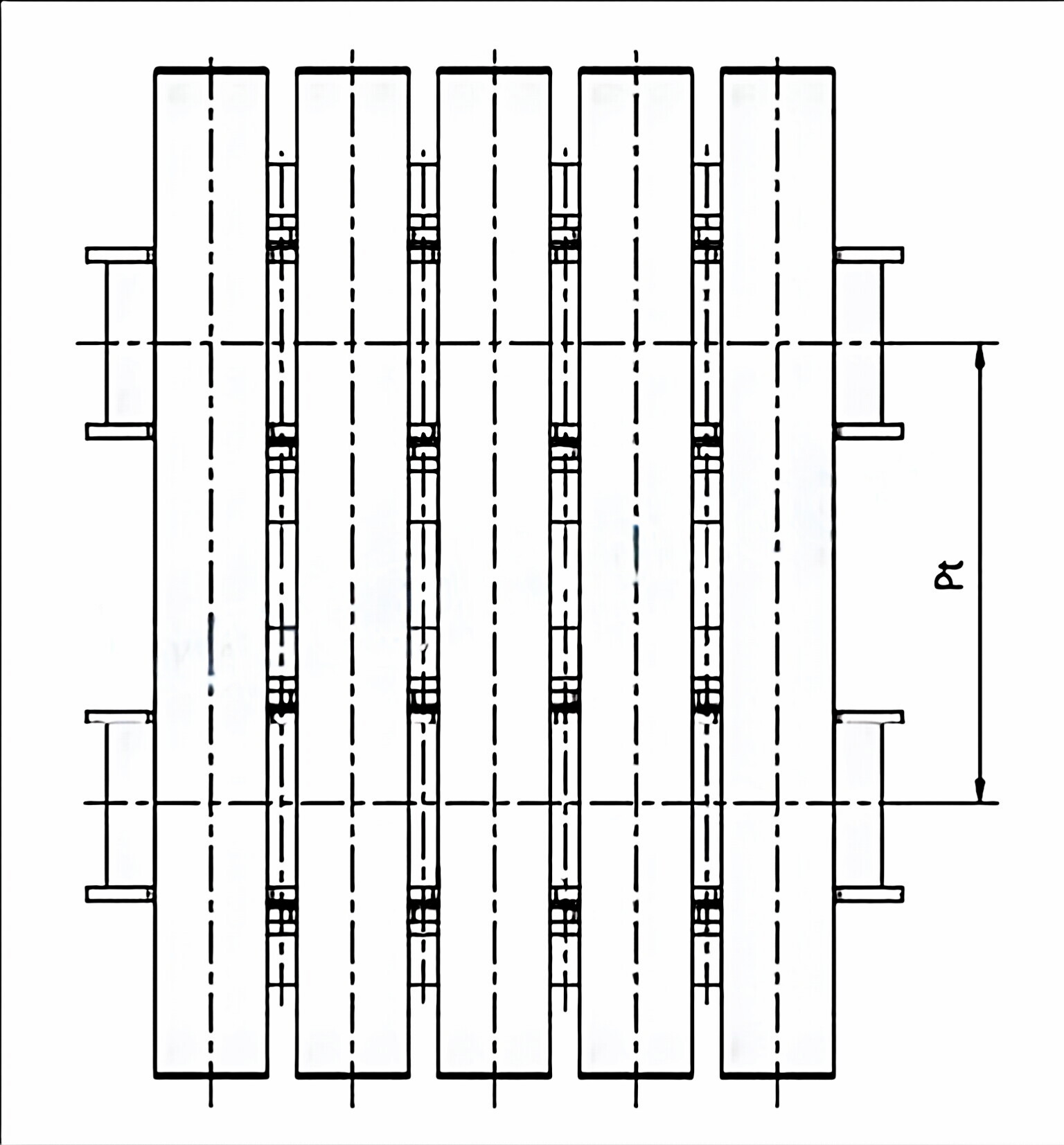 Conveyor Chains for Paper Mill 63PF2/P63F16/P63F25/P63F26
