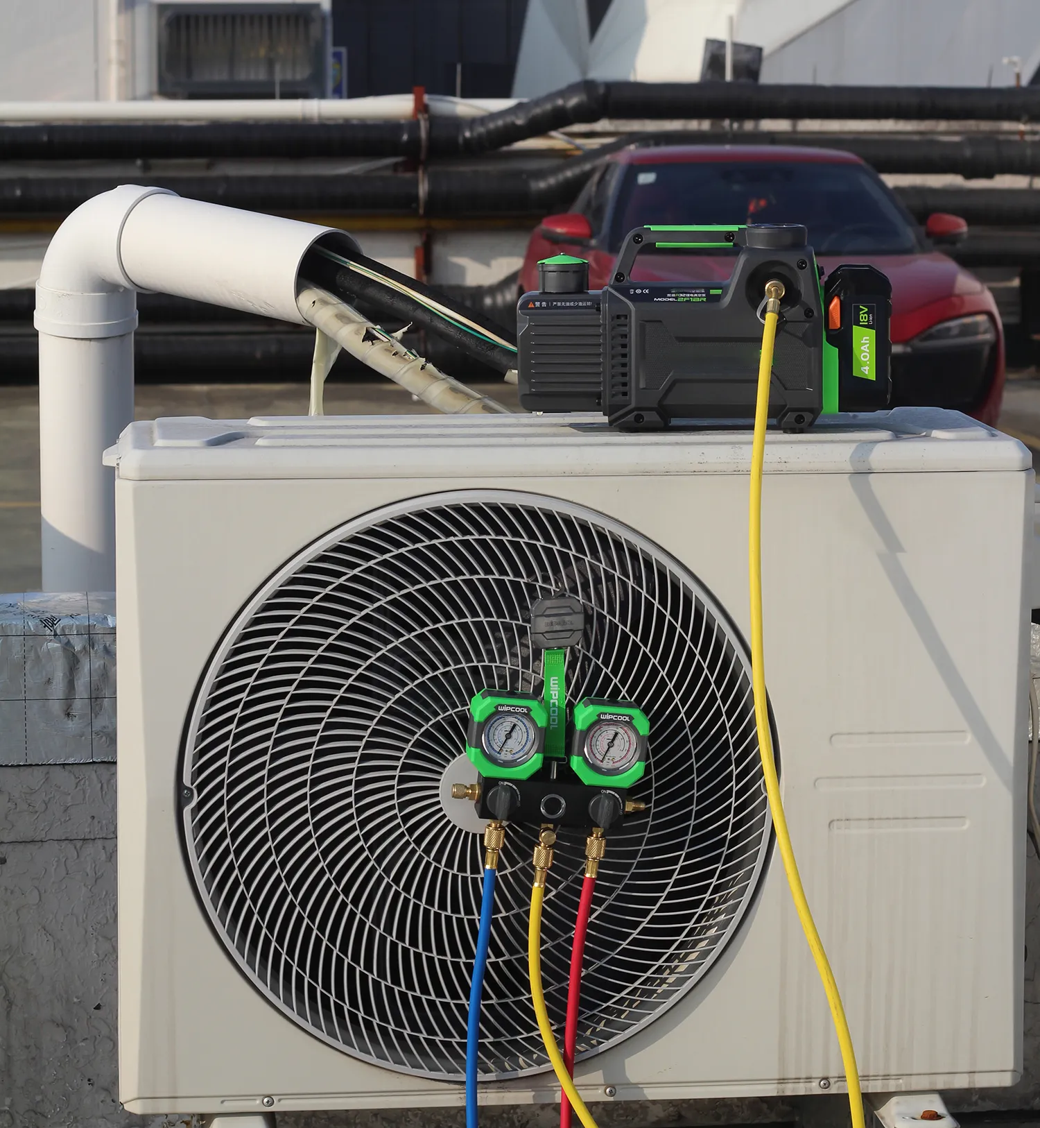 Cordless Refrigerant Vacuum Pump T2Li T4Li 2T2Li for Refrigeration Systems and Air Conditioning