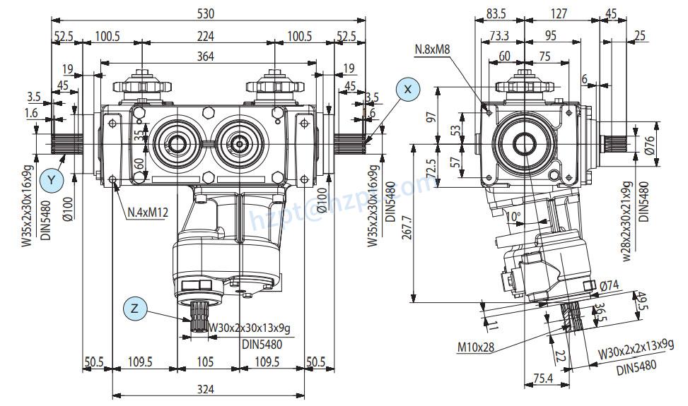 Corn Headers Gearbox-Replacement of Comer Code L170-B