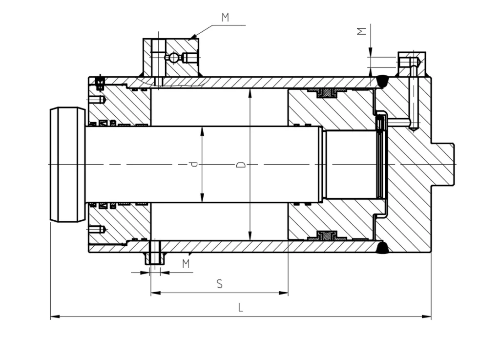 Crane Counterweight Hydraulic Cylinder