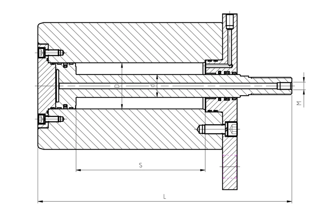 Crane Pin Hydraulic Cylinder