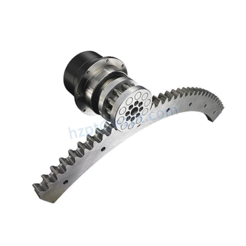 Curved Rack and Pinion Gear