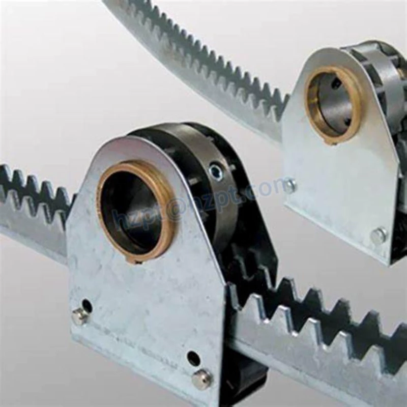 Curved Rack and Pinion Gear