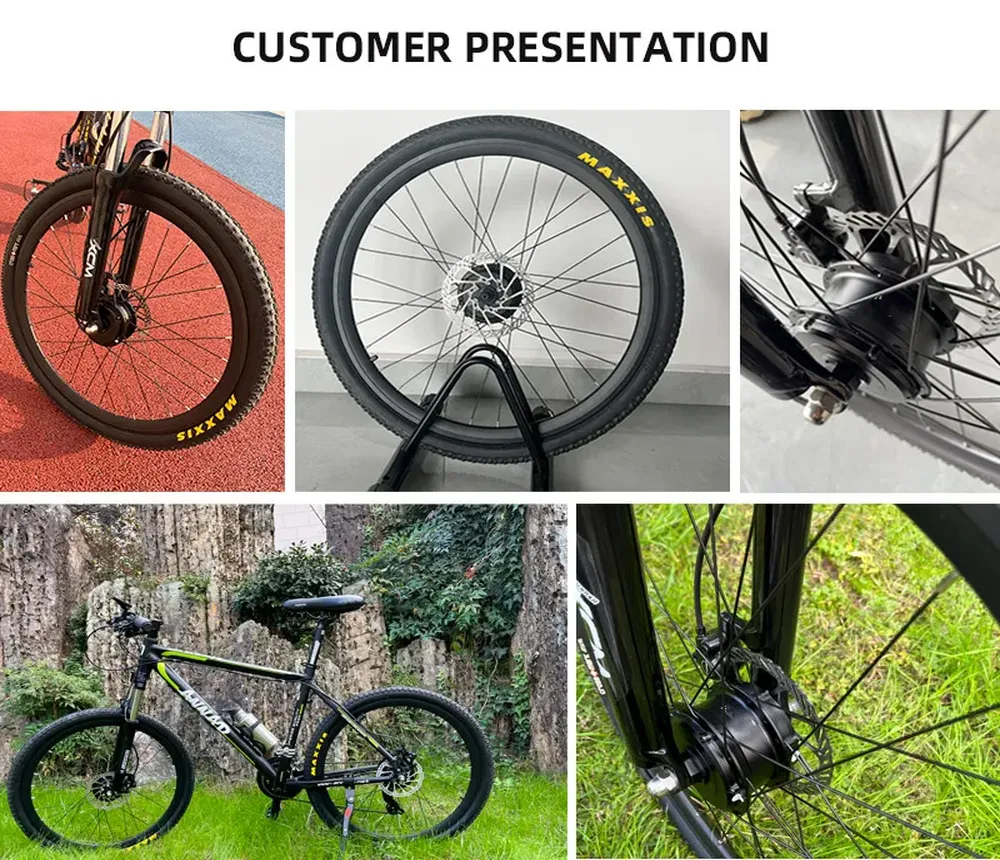 Raydafon Front Motor Electric Cycle Kit Ebike Conversion Kit Bike Motor