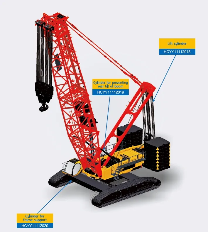 HCYY11112020 Cylinder For Frame Support Of Crawler Crane
