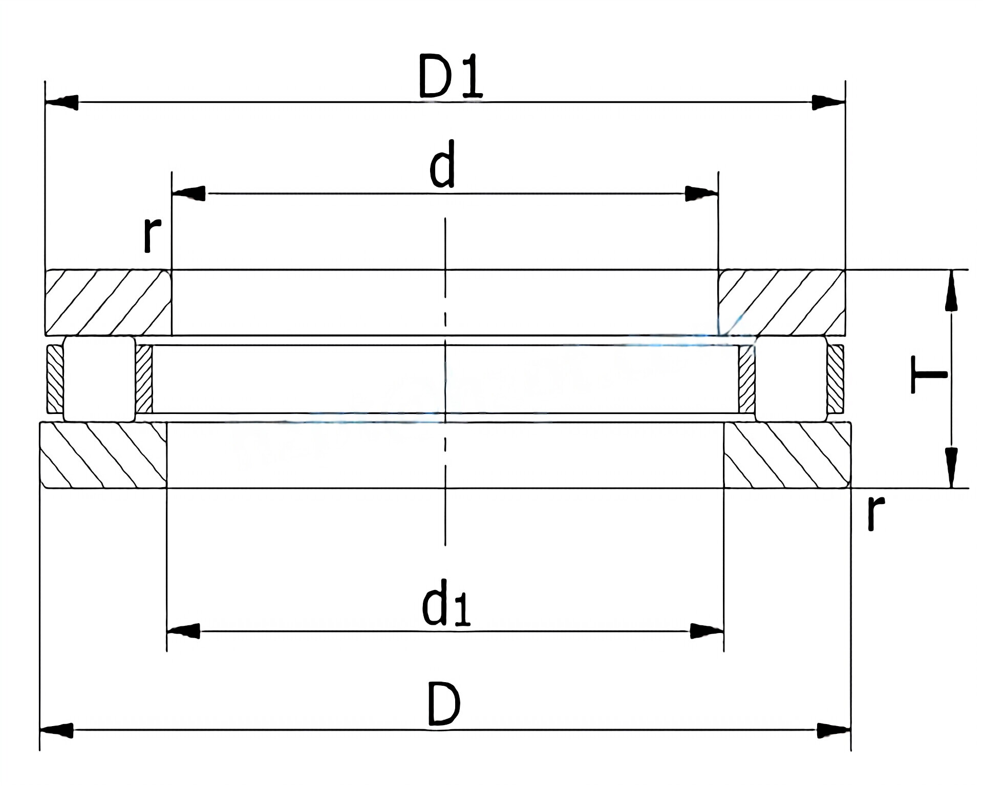 Cylindrical Thrust Roller Bearings