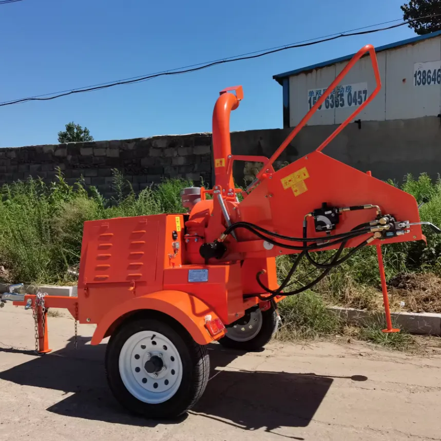 Raydafon DWC22 Wood Chipper with Engine for Chipping Wood