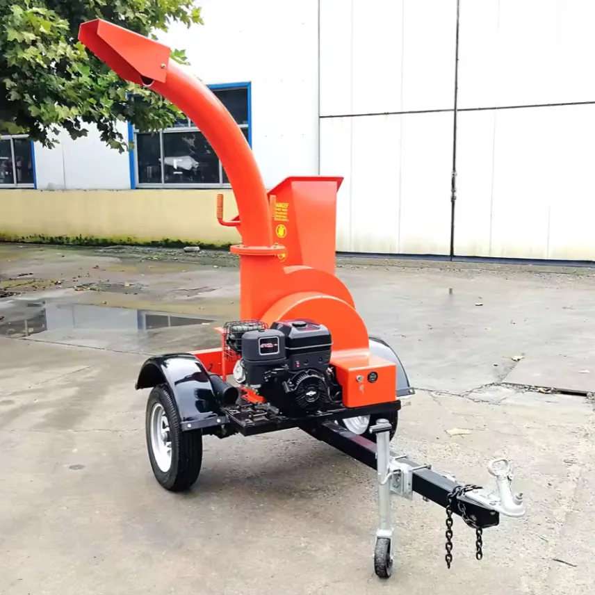 Commercial Chipper Shredder Mulcher for Cutting Wood into Small Pieces