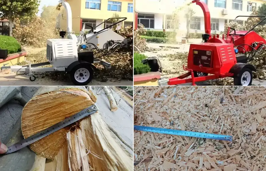 NEW DWC22 Drum Wood Chipper Shredder with CE for Wood Chipping