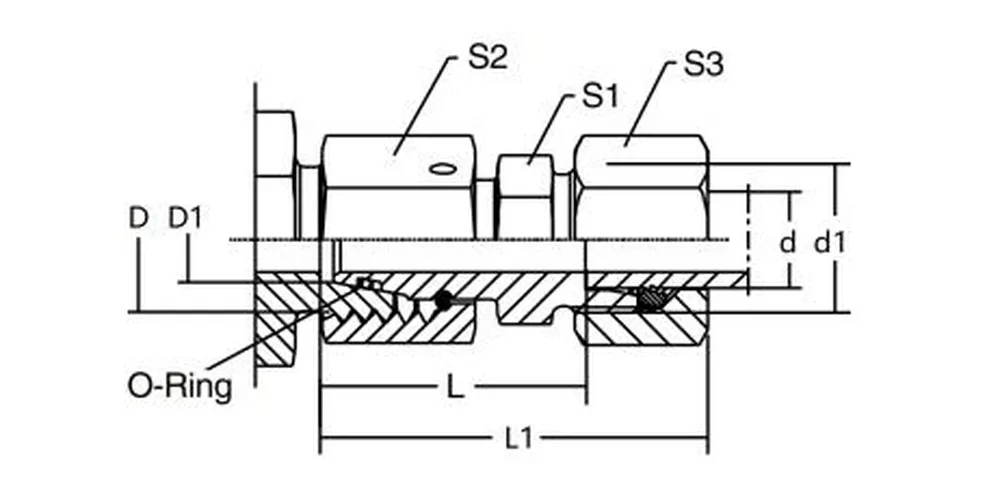 Distance Piece Reducer-DA Hydraulic Fittings