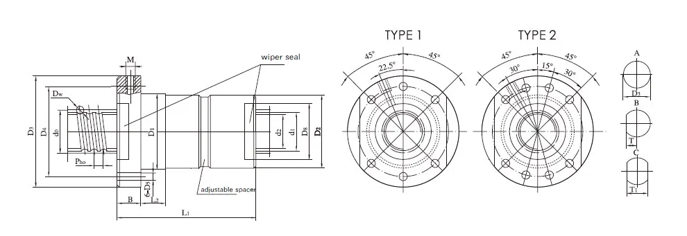 DKFZD High Speed Precision Ball Screw
