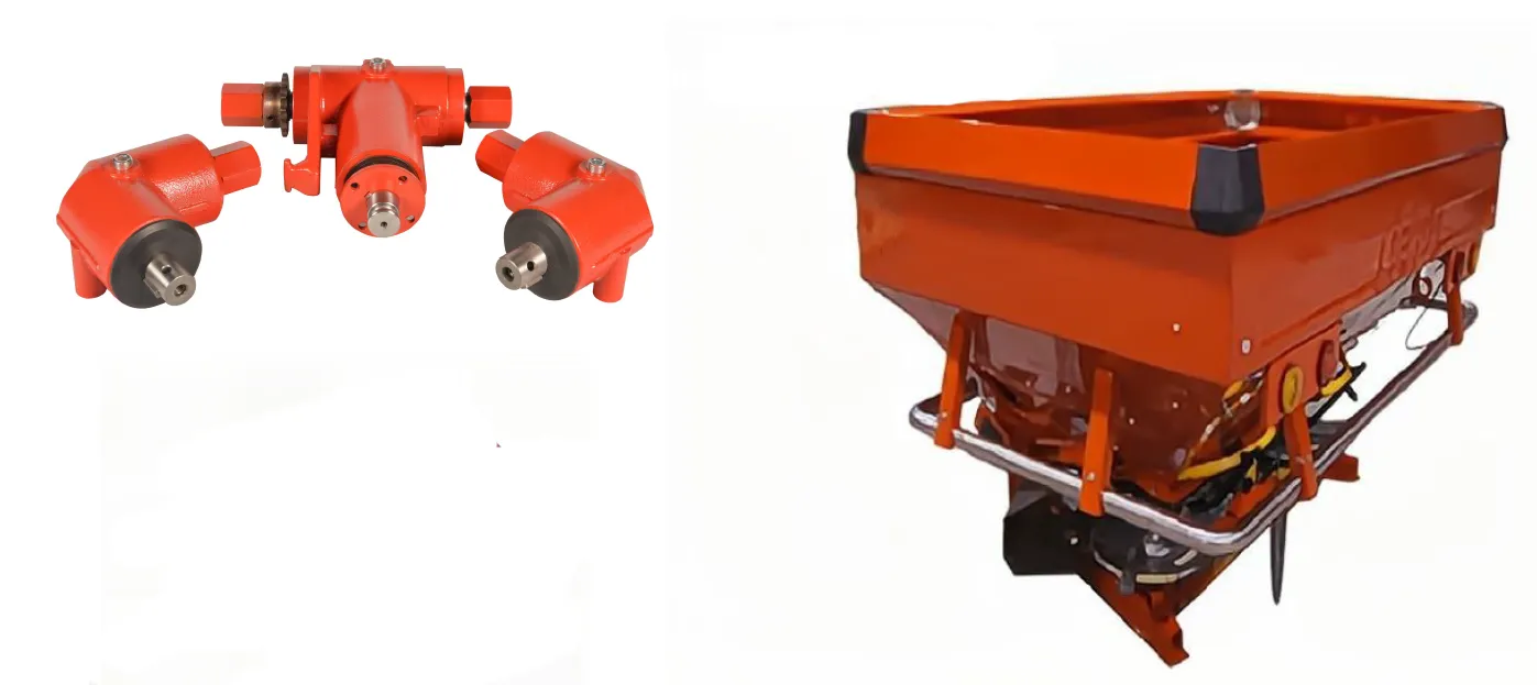 Double Disc Fertilizer Spreader Gearbox RDF-SF10 for Fertilizer Spreader