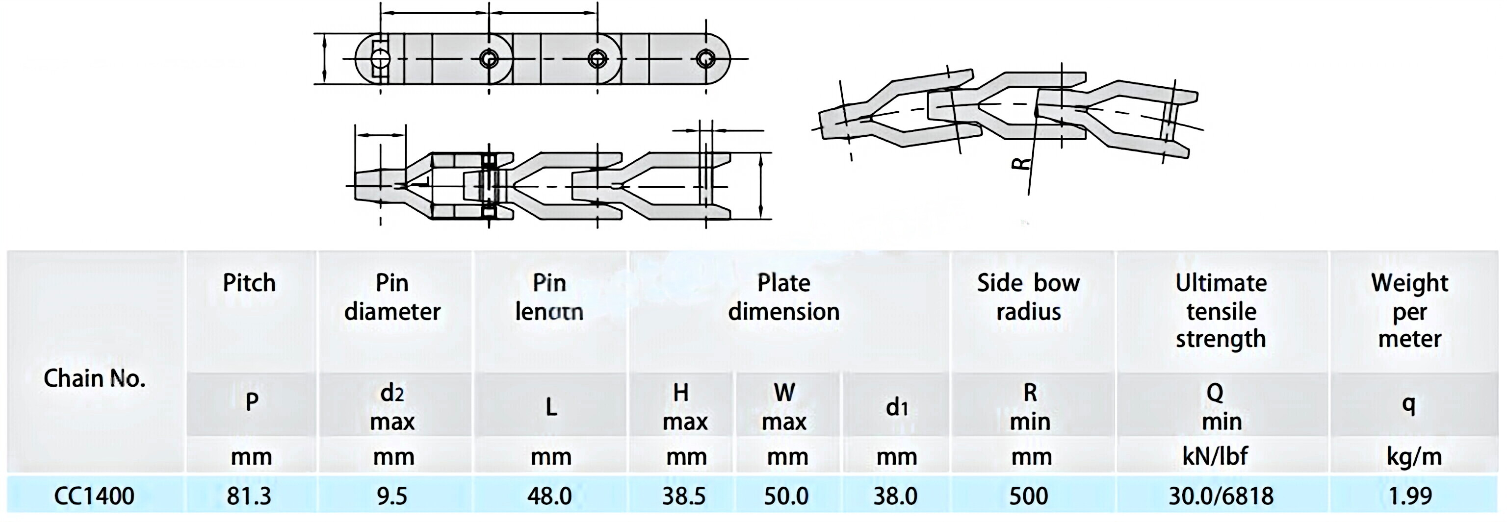 Double Flex Chains 3500 CC1400