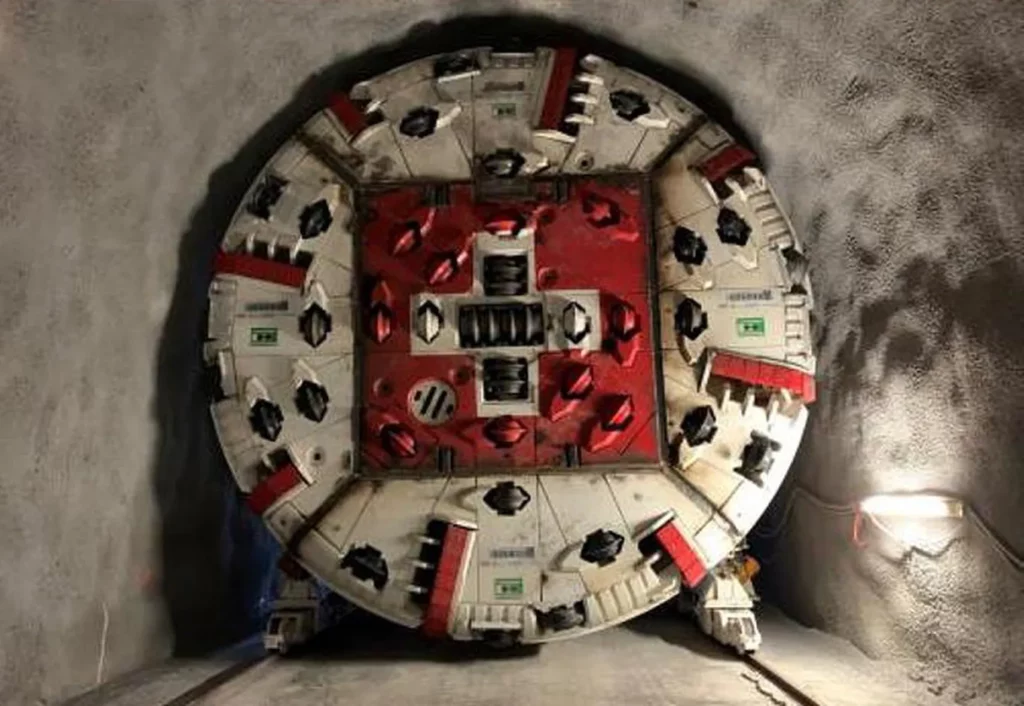 Double Shield Tunnel Boring Machine Auxiliary Thrust Cylinder