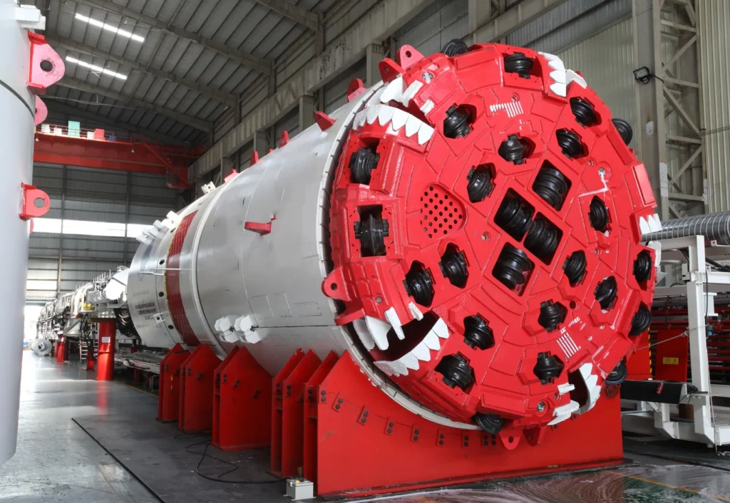 Double Shield Tunnel Boring Machine Auxiliary Thrust Cylinder