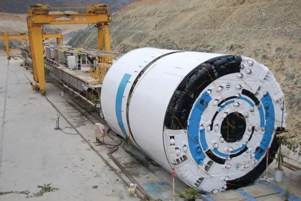 Double Shield Tunnel Boring Machine Main Thrust Cylinder