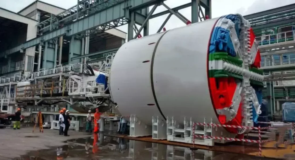 Double Shield Tunnel Boring Machine Torque Cylinder