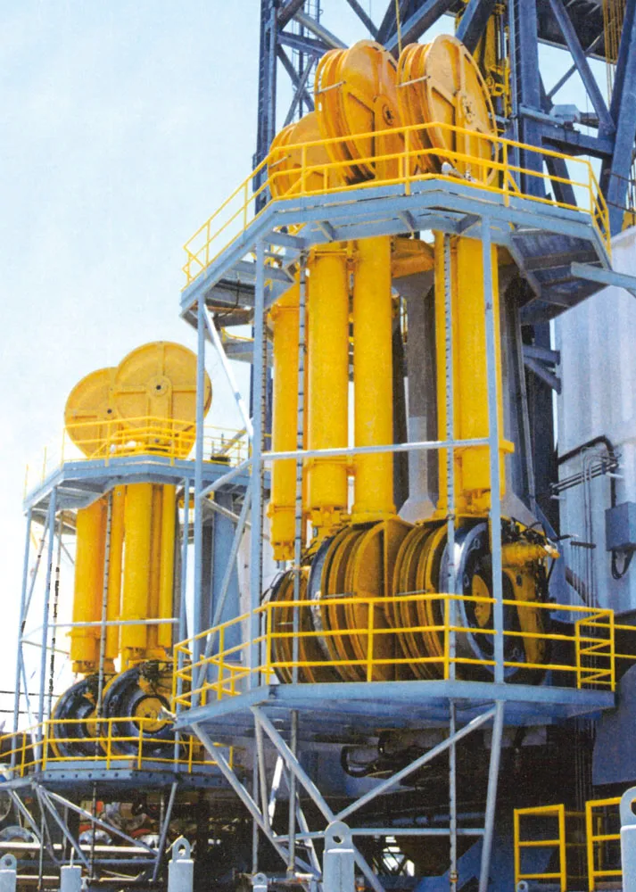 Drilling Platform Steel Wire Rope Tensioner Cylinder