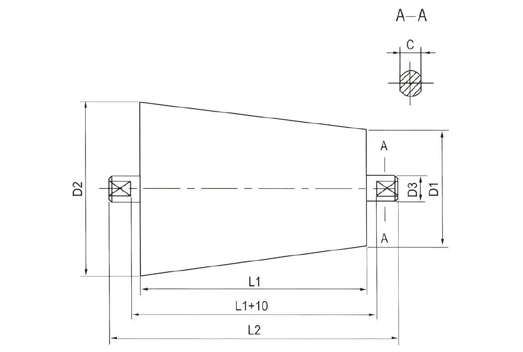 DTII Belt Lower Tape Roller for Mining Machinery