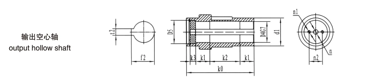 DXG50/DXG50 D Series Shaft Mounted Gearbox for Mining and Quarry