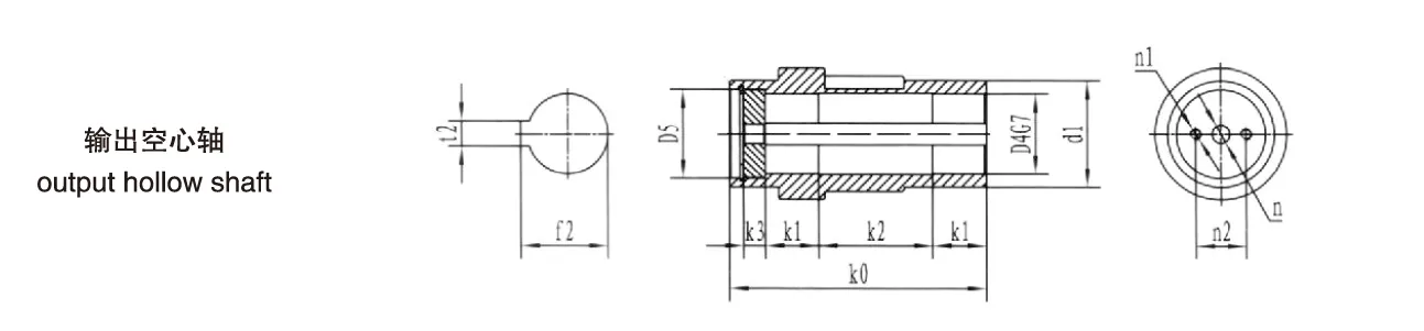 DXG70/DXG70 D Series Shaft Mounted Gearbox for Material Handling Industry
