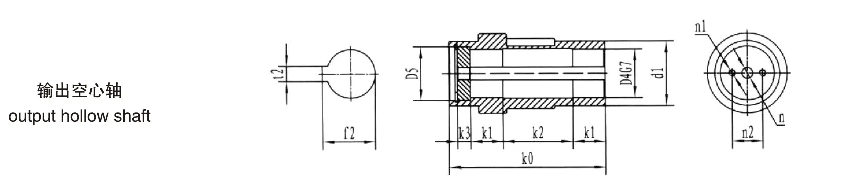 DXG100/DXG100 D Series Shaft Mounted Gearbox for Quarry and Mining Industry