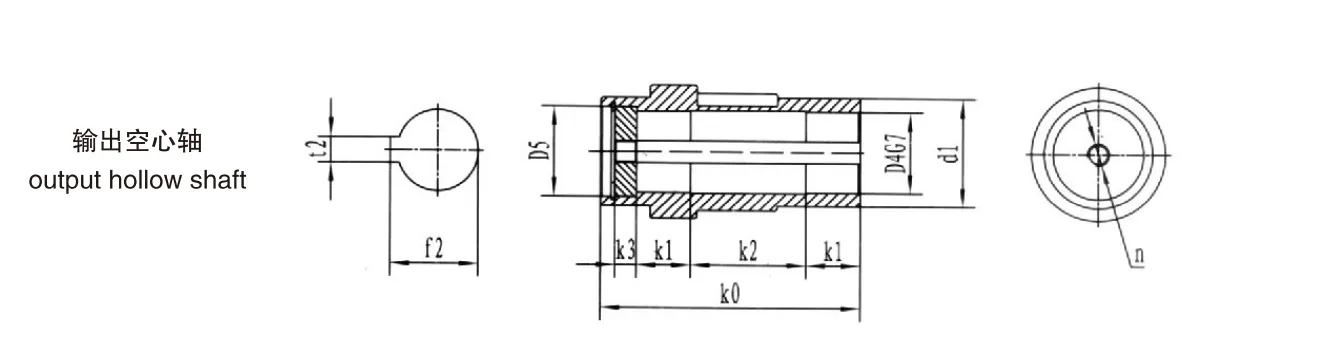 DXG35/DXG35 D Series Shaft Mounted Gearbox for Material Handling Industry