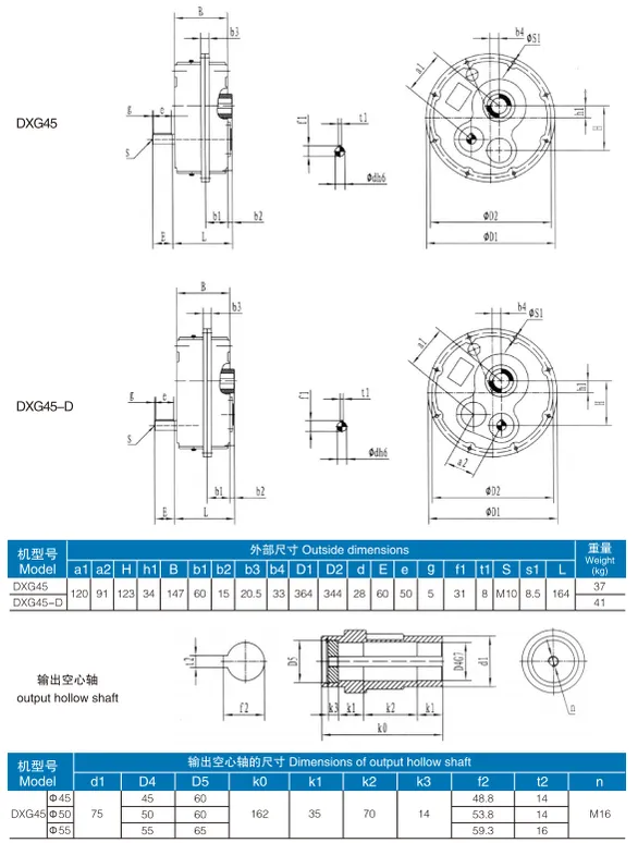 DXG(ATA) Series Hanging Shaft Mounted Gearbox for Quarrying and Mining Industry