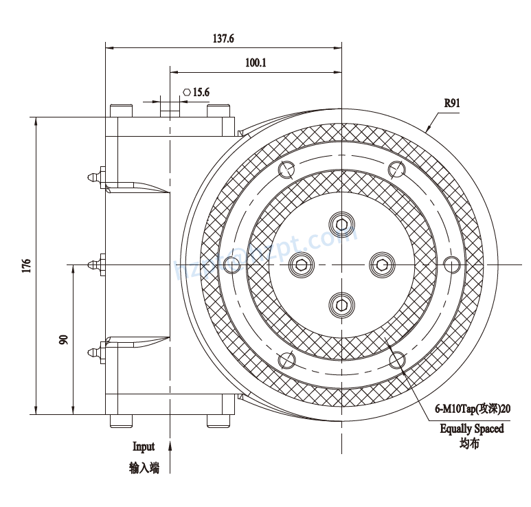 EGA5 Series Slewing Drive