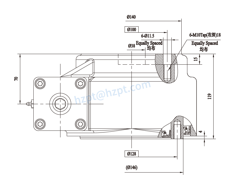 EGA5 Series Slewing Drive