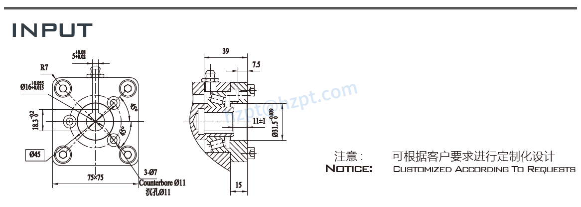 EGA5 Series Slewing Drive