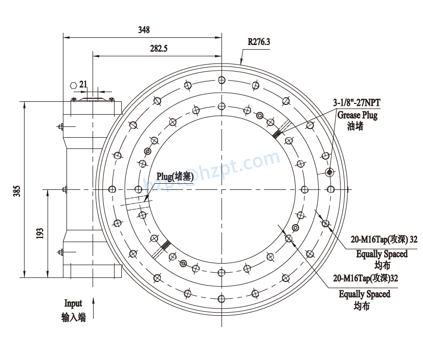 EGE17 Series Slewing Drive