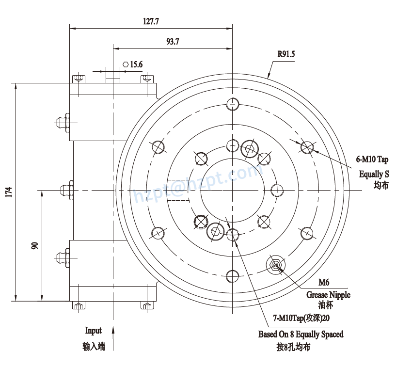 EGE5 Series Slewing Drive
