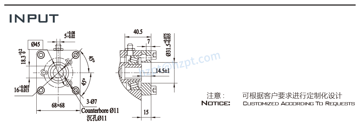 EGE5 Series Slewing Drive