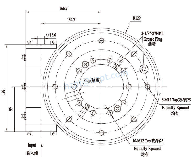 EGE7 Series Slewing Drive