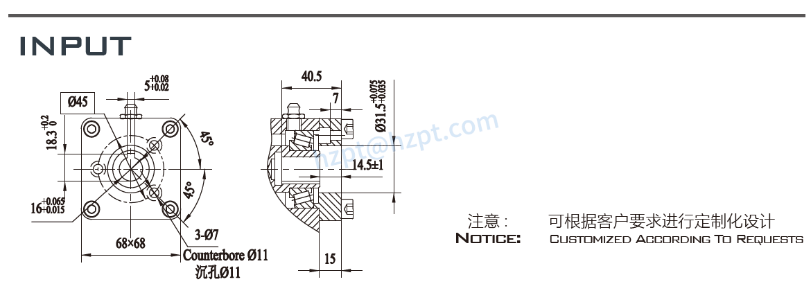 EGE7 Series Slewing Drive