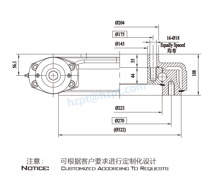 EGE9 Series Slewing Drive